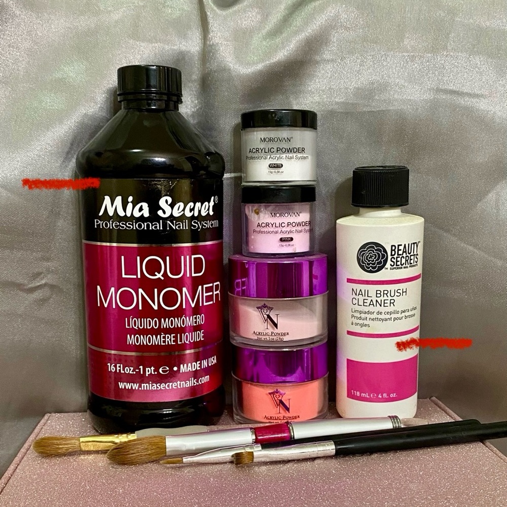 acrylic nail set bundle including vanessa nailz